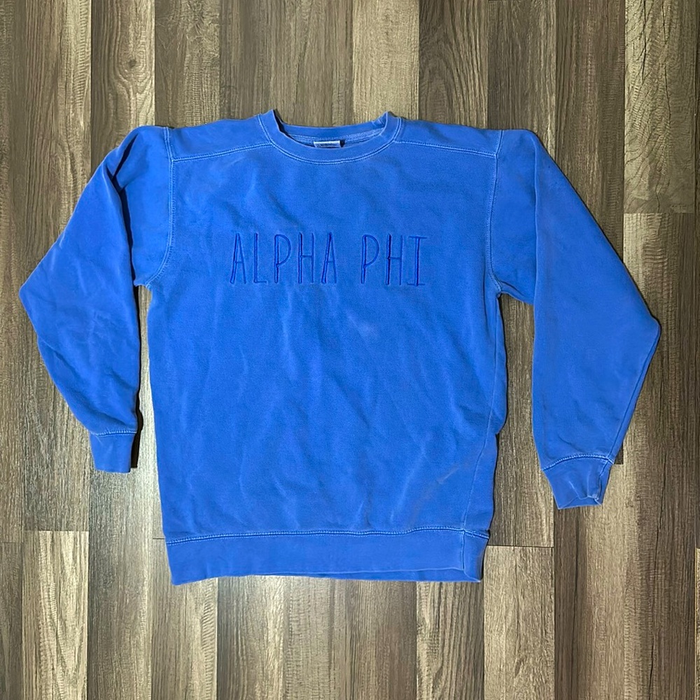 Comfort Colors Alpha Phi Crewneck Sweatshirt